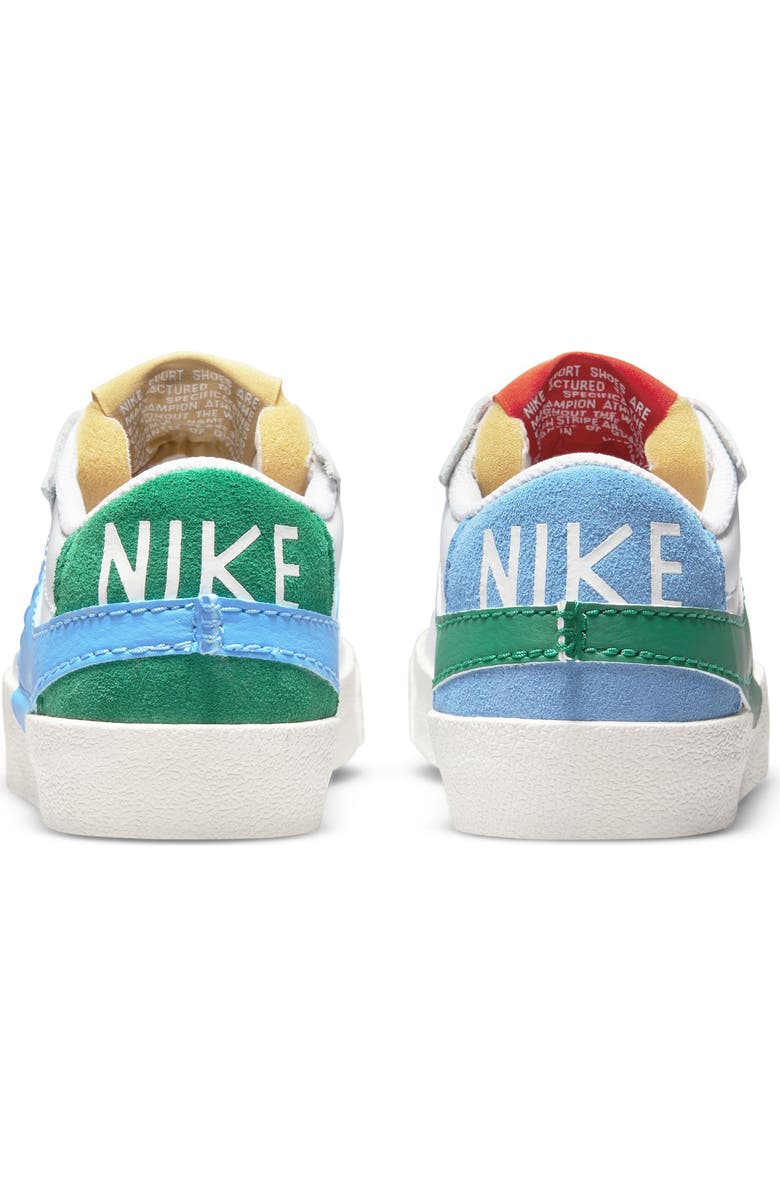 Nike Blazer Low '77 Jumbo Sneaker, Alternate, color, White/ University Blue/ Gold