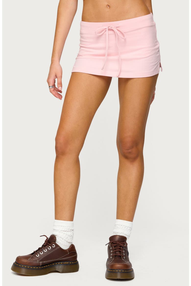 Bayside Stretch Cotton Micro Skort, Main, color, PINK