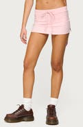 EDIKTED Bayside Stretch Cotton Micro Skort