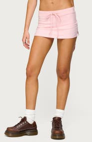 EDIKTED Bayside Stretch Cotton Micro Skort