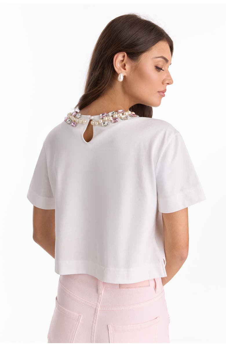 The Noli Shop Crystal Naya T-Shirt, Alternate, color, 