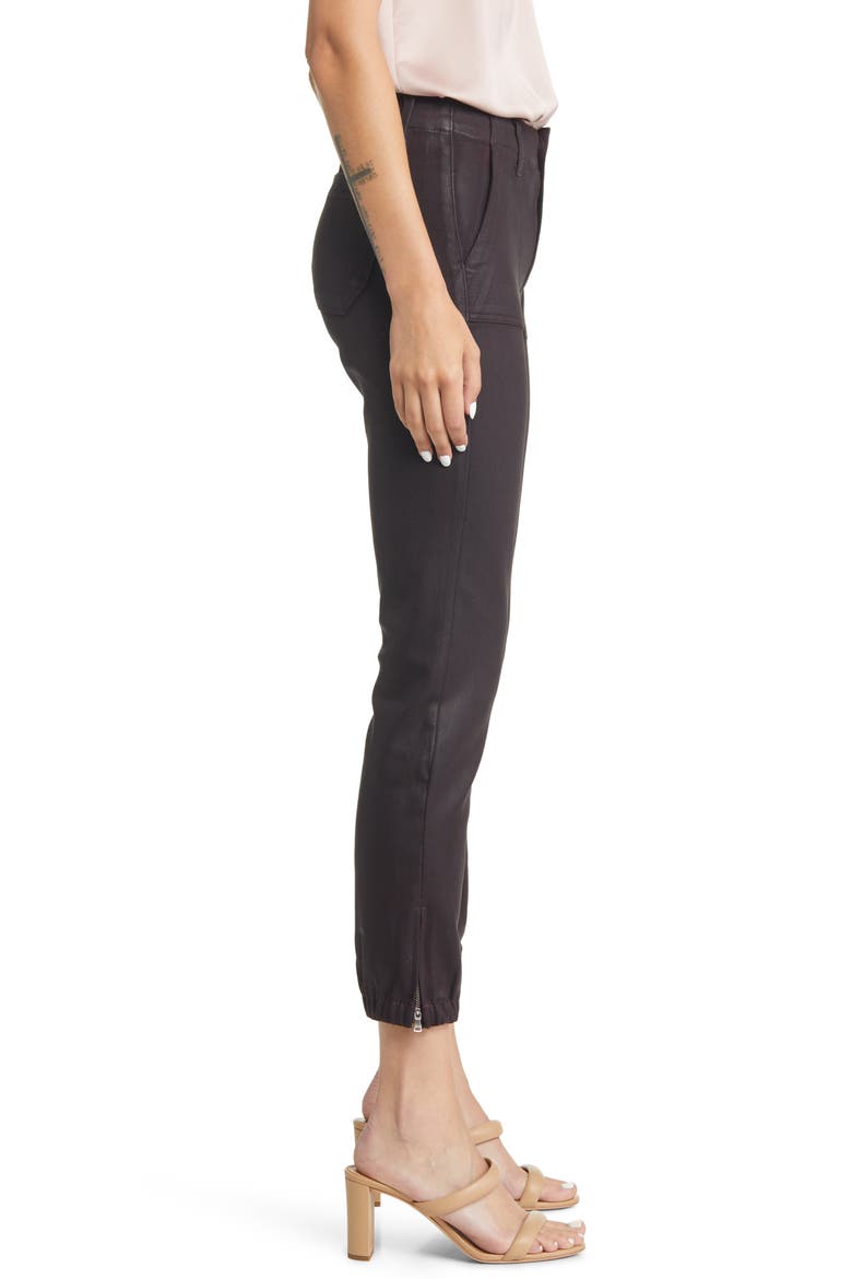 Women's Mayslie Coated Joggers, Alternate, color, BLACK CHERRY LUXE COATING