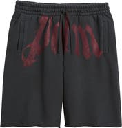 Palm Angels Big Logo Graphic Sweat Shorts