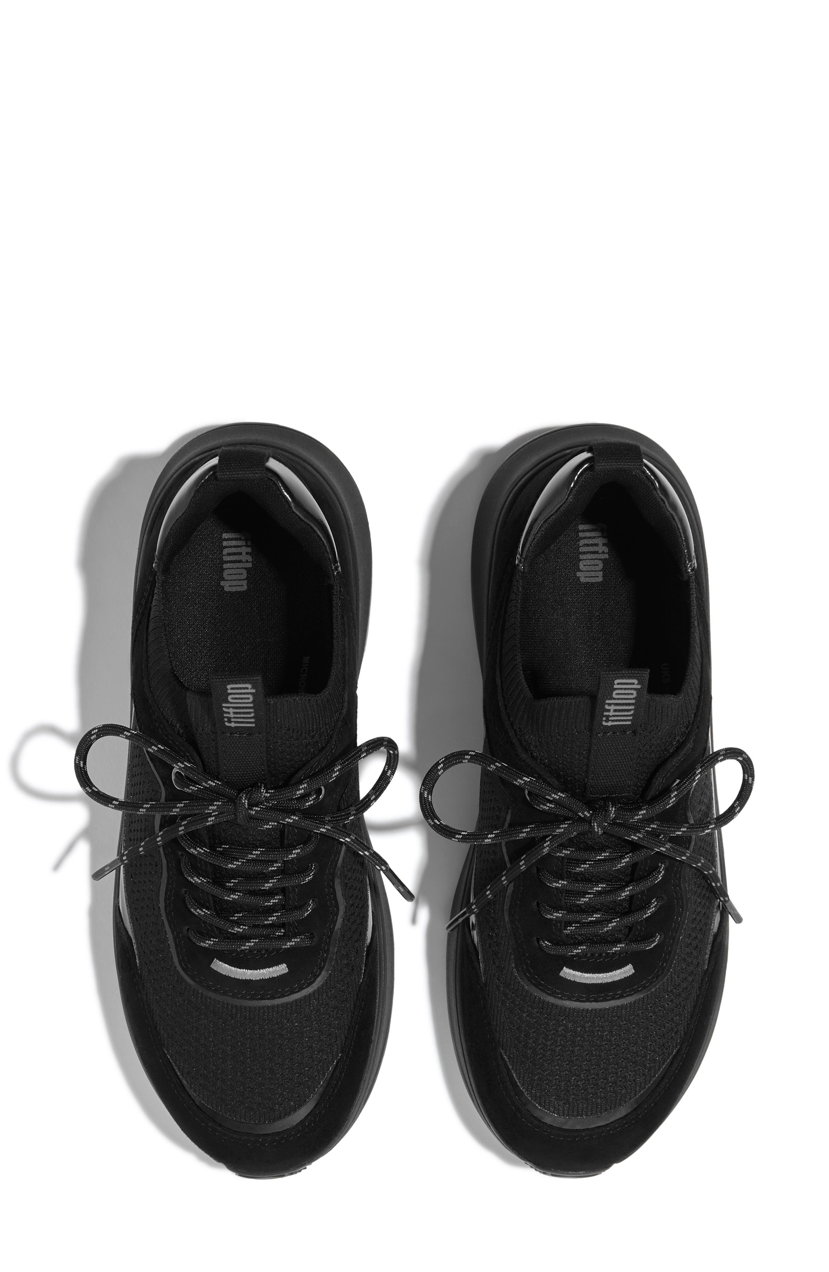 FitFlop F-Mode Sneaker, Alternate, color, All Black