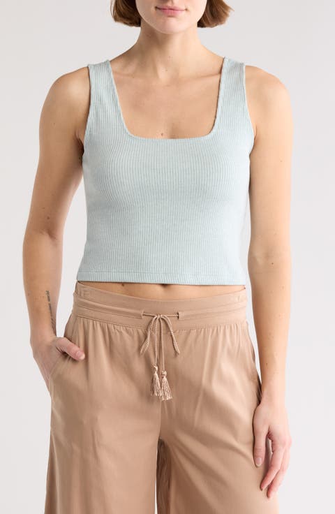 Adare Ribbed Knit Tank Top