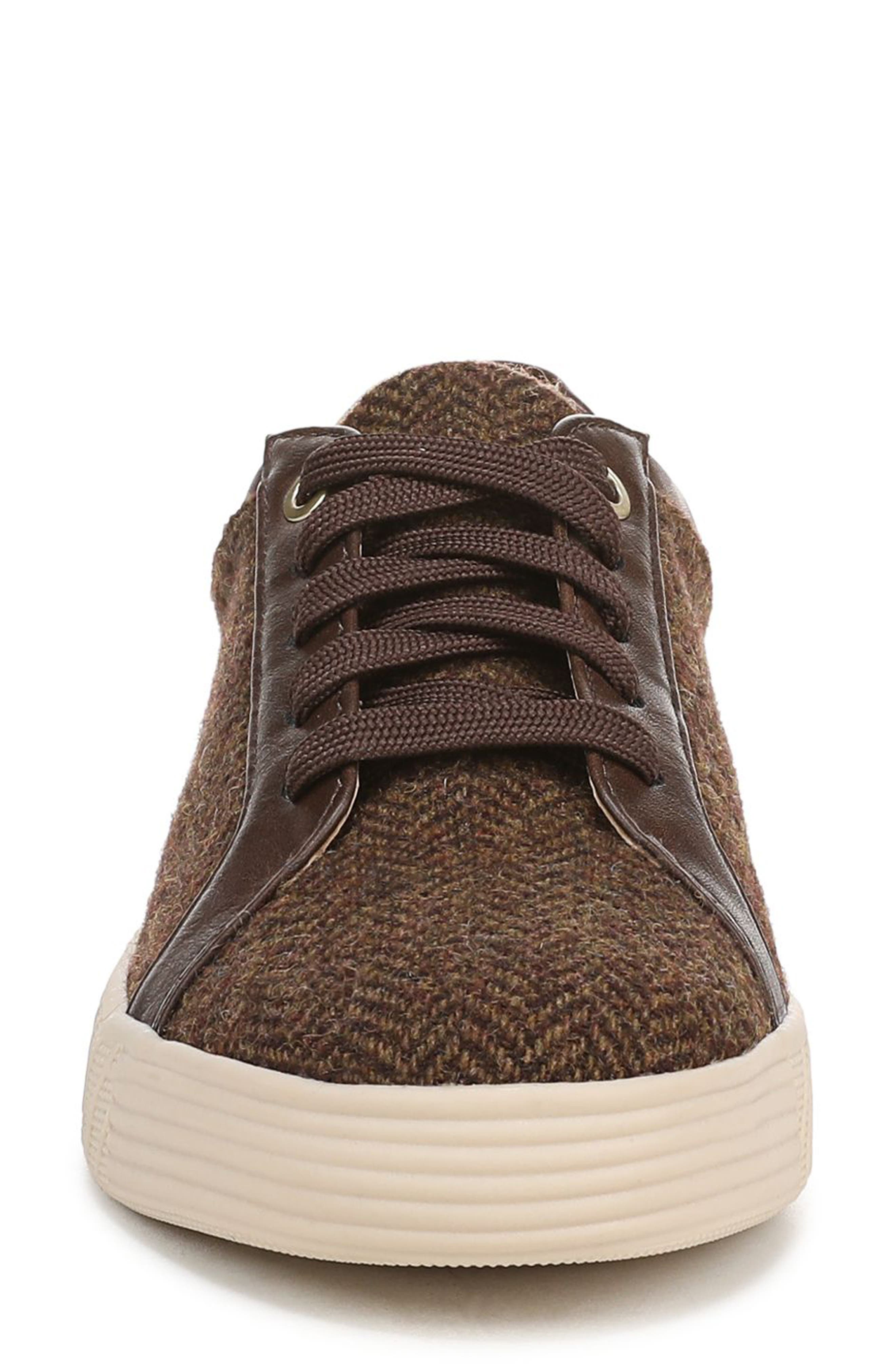 Neela Oxford Sneaker - Wide Width Available, Alternate, color, DARK BROWN