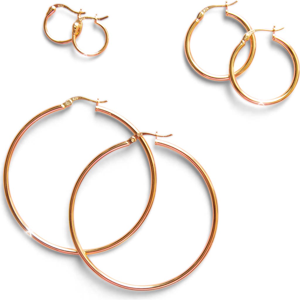 Sunshine Studios Chelsea Hoops In Gold