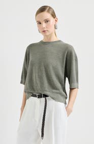 Brunello Cucinelli Sparkling linen sweater