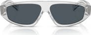 Prada 57mm Irregular Sunglasses