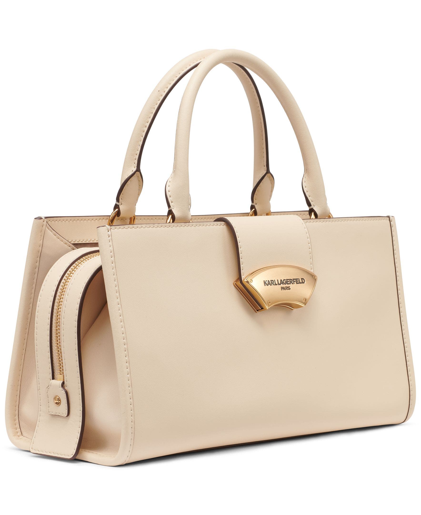 KARL LAGERFELD PARIS Madelyn Satchel, Alternate, color, Brie
