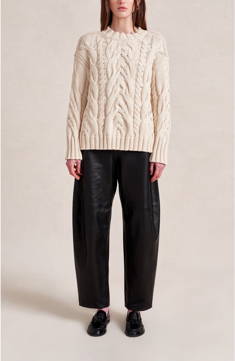 La Ligne Rhys Sweater, Main, color, Cream