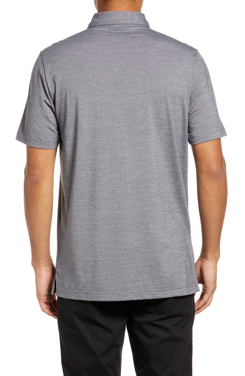 TravisMathew The Heater Solid Short Sleeve Performance Polo, Alternate, color, Sleet/ Quiet Shade