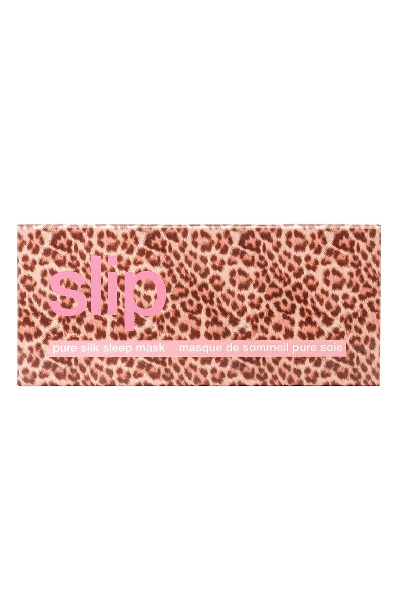 slip Leopard Print Pure Silk Sleep Mask, Alternate, color, Sadie