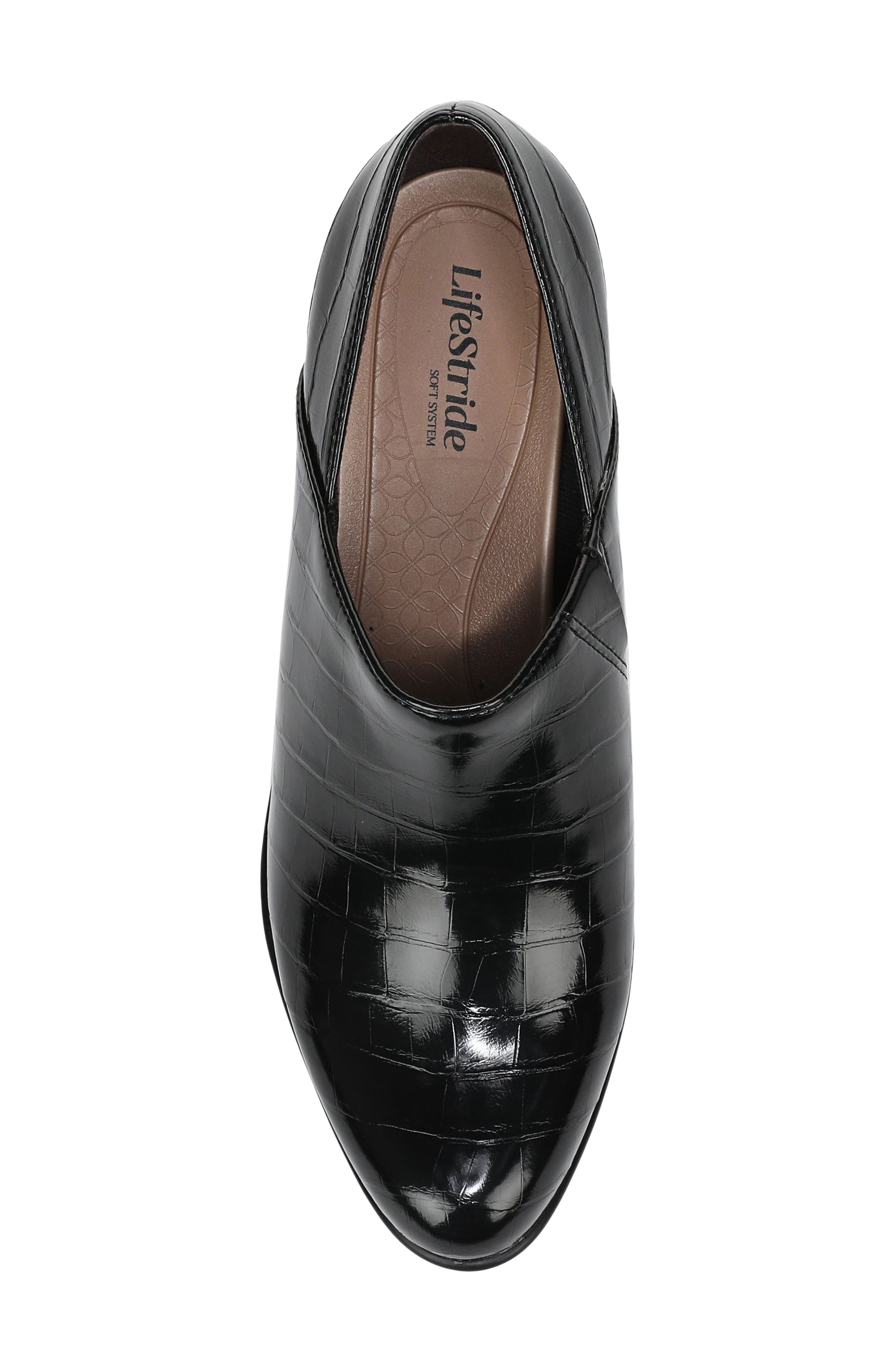 Elegant Pump, Alternate, color, BLACK EMBOSSED