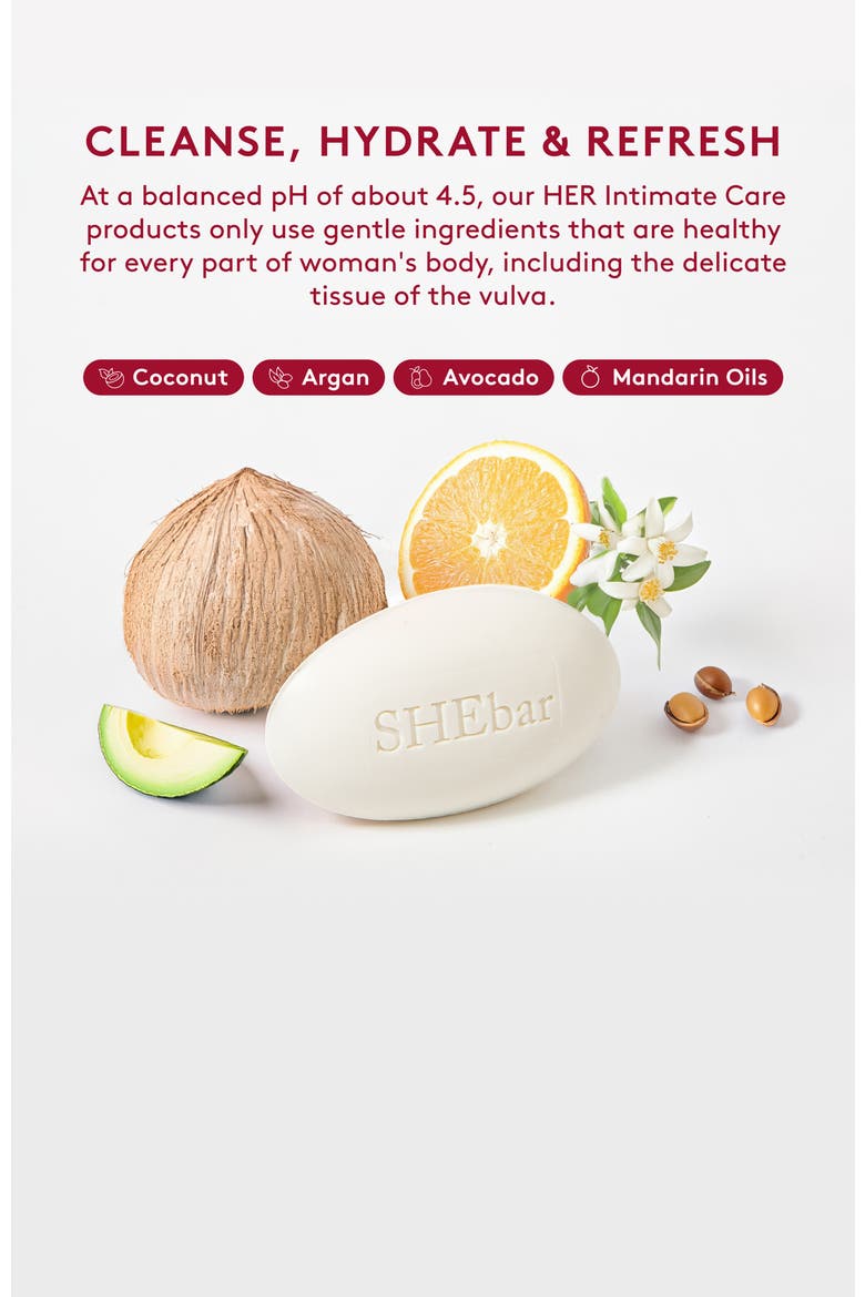 SHEbar Intimate Cleansing Bar, Alternate, color, No color