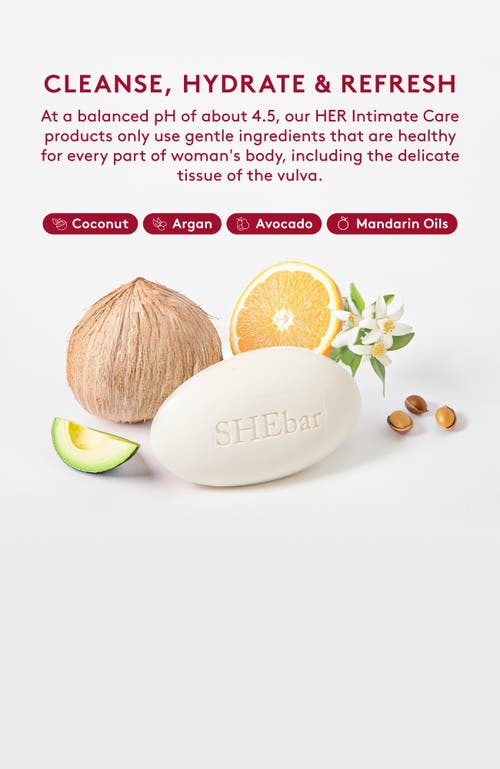 Joylux Shebar Intimate Cleansing Bar In Transparent