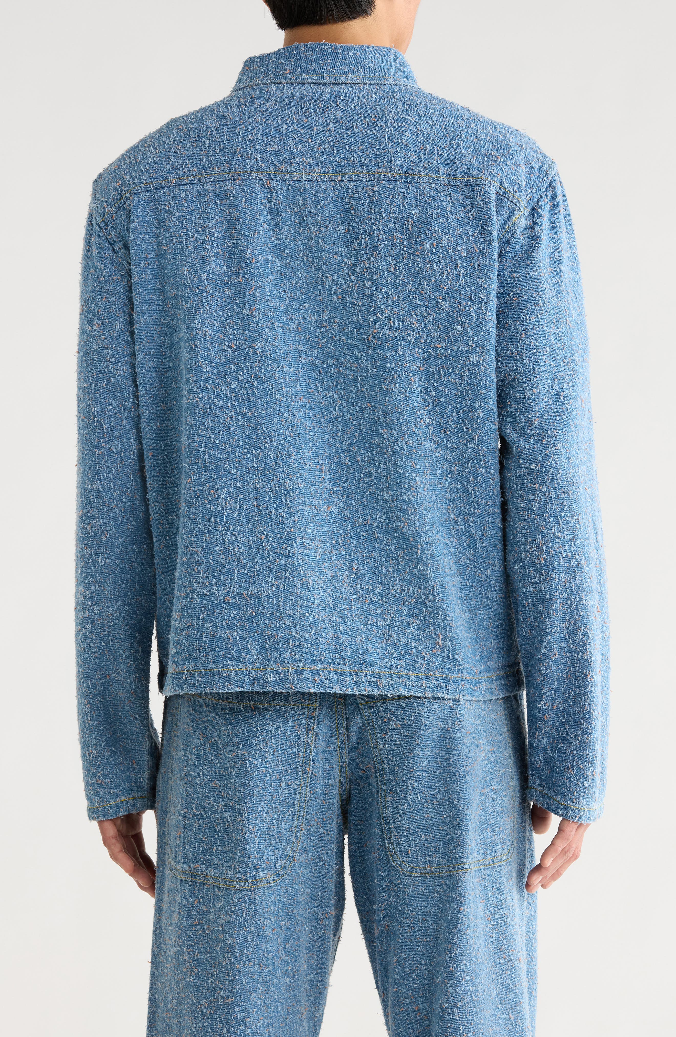 Textured Denim Jacket - image 2