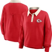 FANATICS Women's Fanatics Red Kansas City Chiefs Oversized Hometown Premium Thermal Long Sleeve Shirt