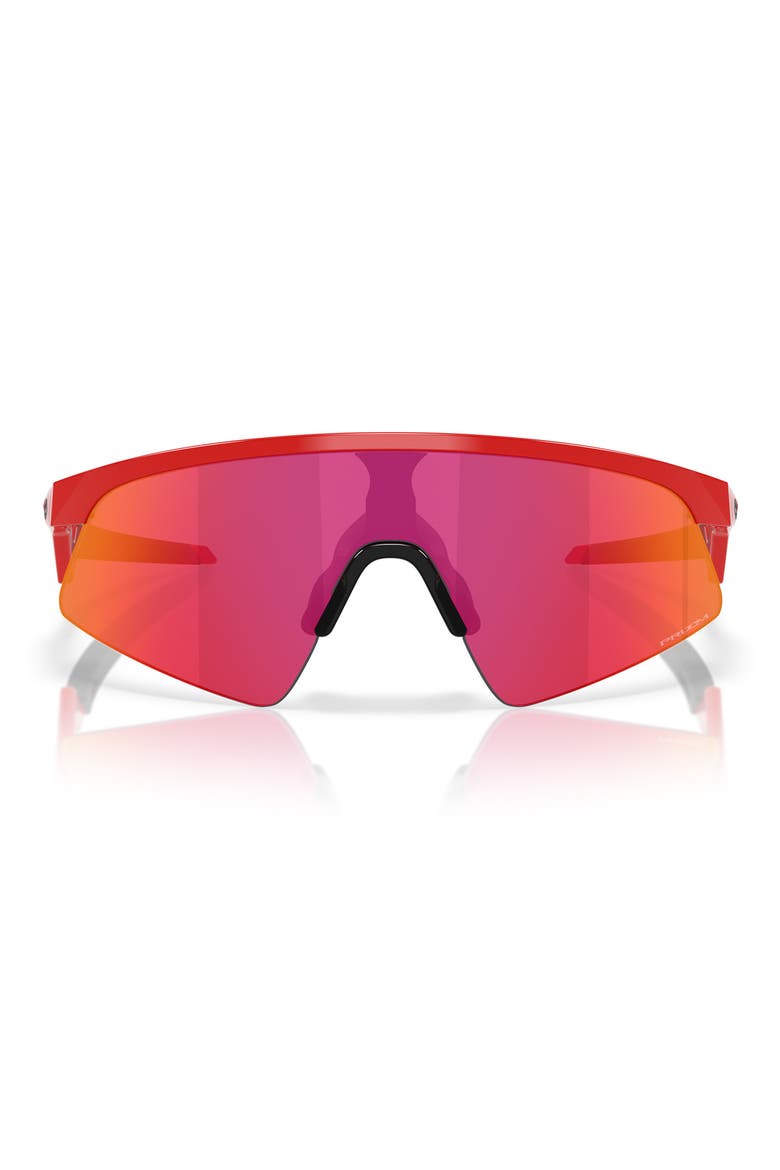 Prizm™ Everyday 28mm Rectangular Sunglasses, Main, color, REDLINE / PRIZM FIELD