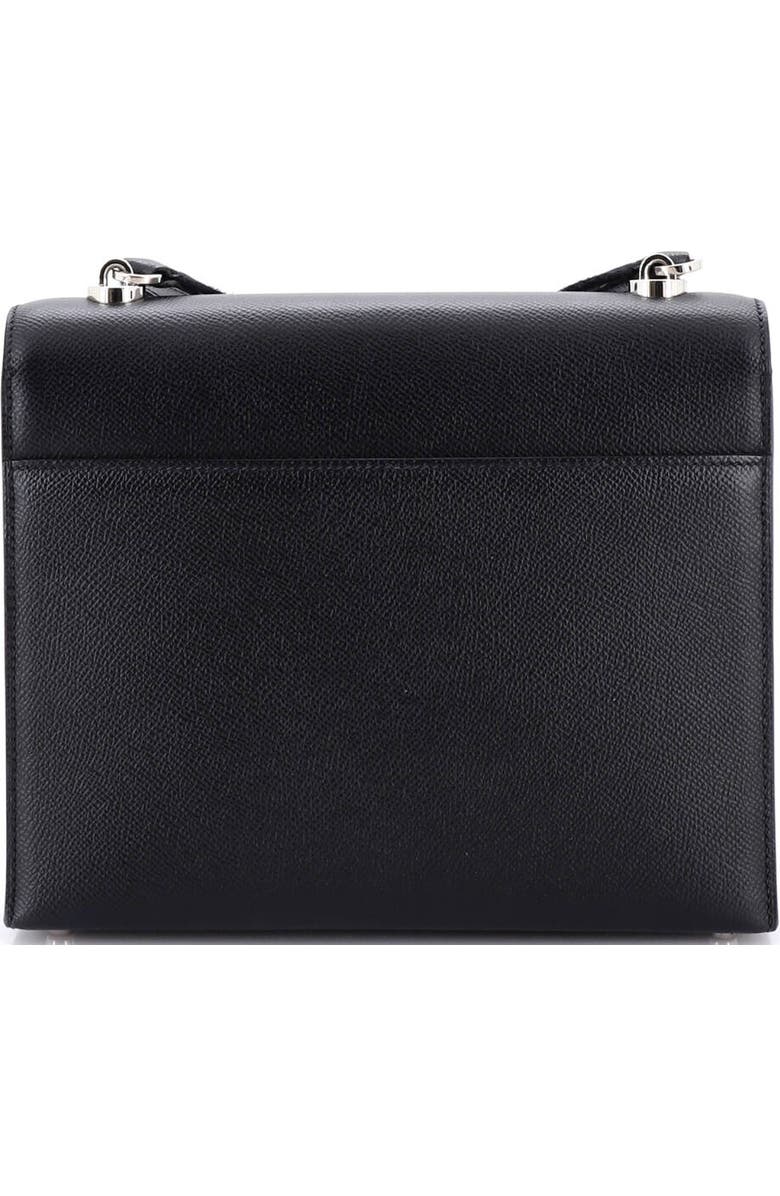 Pre-Owned Hermes Verrou Bag Epsom and Canvas 23, Alternate, color, Noir