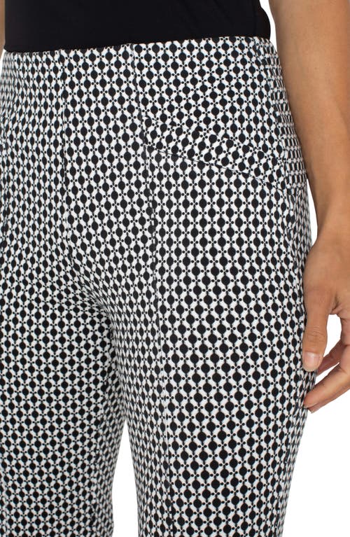 LIVERPOOL LOS ANGELES LIVERPOOL LOS ANGELES STELLA GEO PRINT PULL-ON KICK FLARE KNIT PANTS