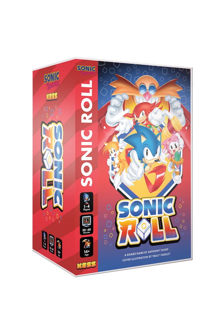 Sonic Roll Board Game, Main, color, Multicolored