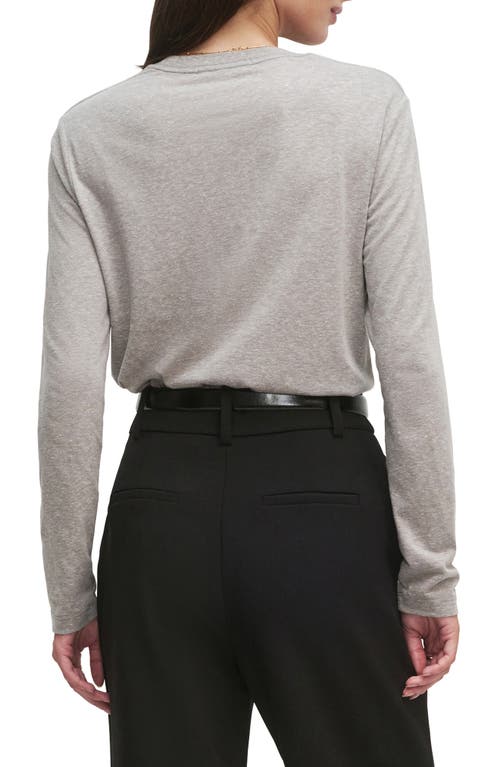 Favorite Daughter The Collegiate Crop T-shirt In Gray