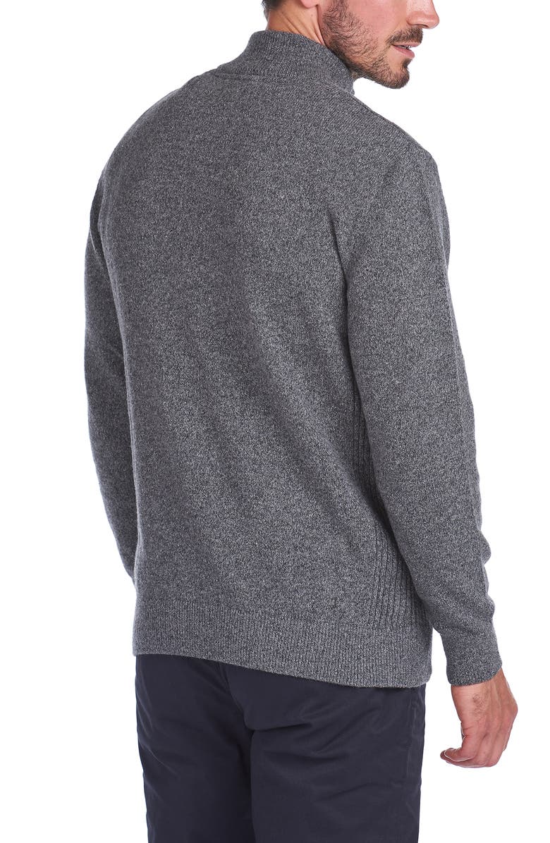 Barbour Tisbury Half Zip Wool Blend Pullover, Alternate, color, Grey