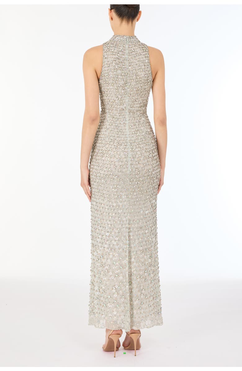 Jenny Packham Juniper Dress, Alternate, color, Pale Powder
