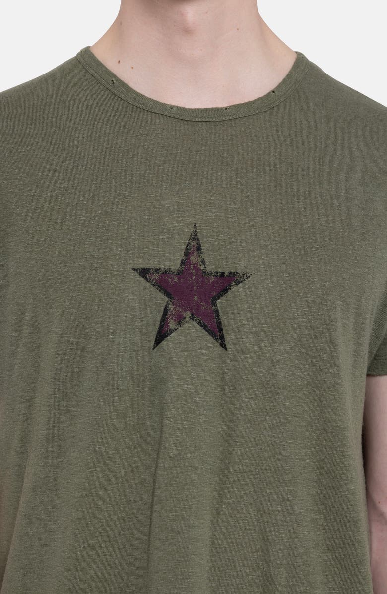 JADED LONDON Star Faded Sun Cotton Graphic T-Shirt, Alternate, color, Khaki