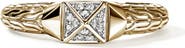 John Hardy Icon Stud Ring with Pavé Diamonds