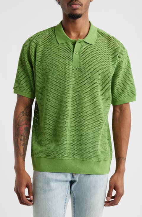 Saratoga Open Stitch Cotton Polo