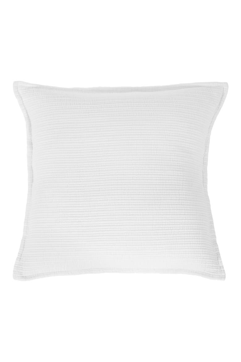 Chatham Matelassé Cotton Sham, Main, color, WHITE