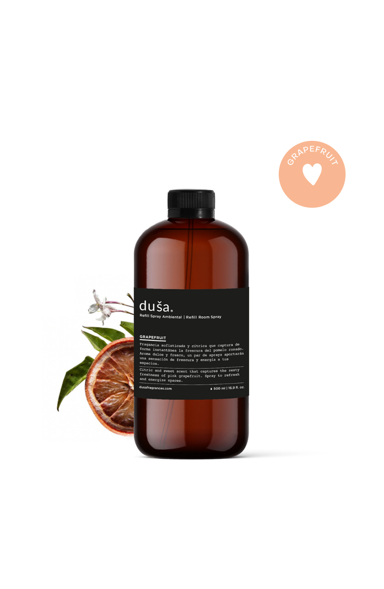 Dusa Fragrances Grapefruit- 16 Fl Oz Room & Linen Spray Liquid Refill, Main, color, Grapefruit