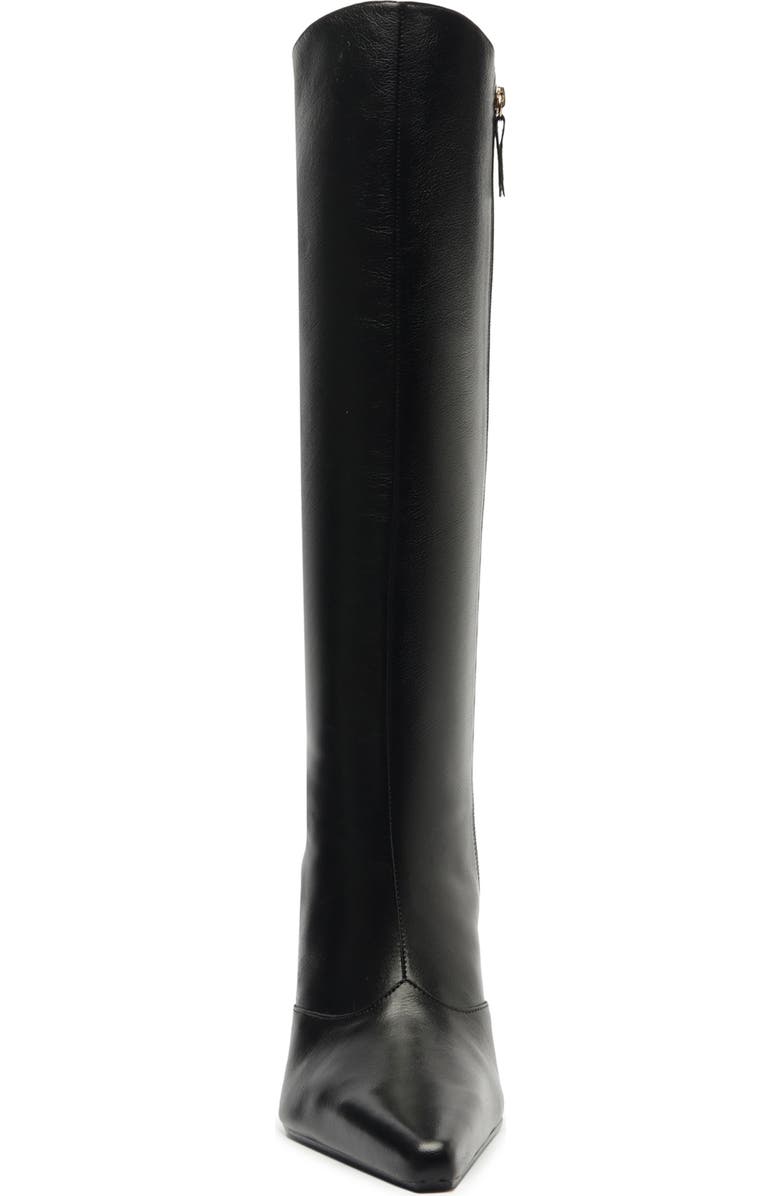 Schutz Raffaela Up Stiletto Pointed Toe Knee High Boot, Alternate, color,