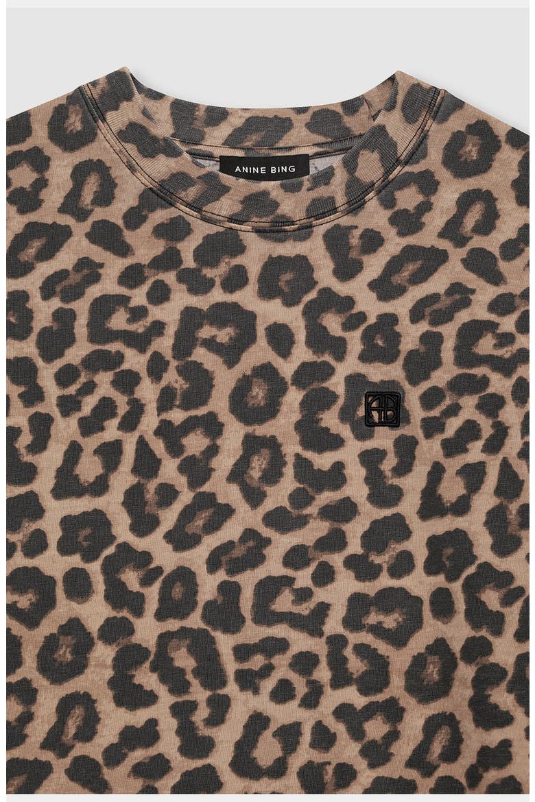 Beth Mini Dress, Alternate, color, Black And Brown Leopard