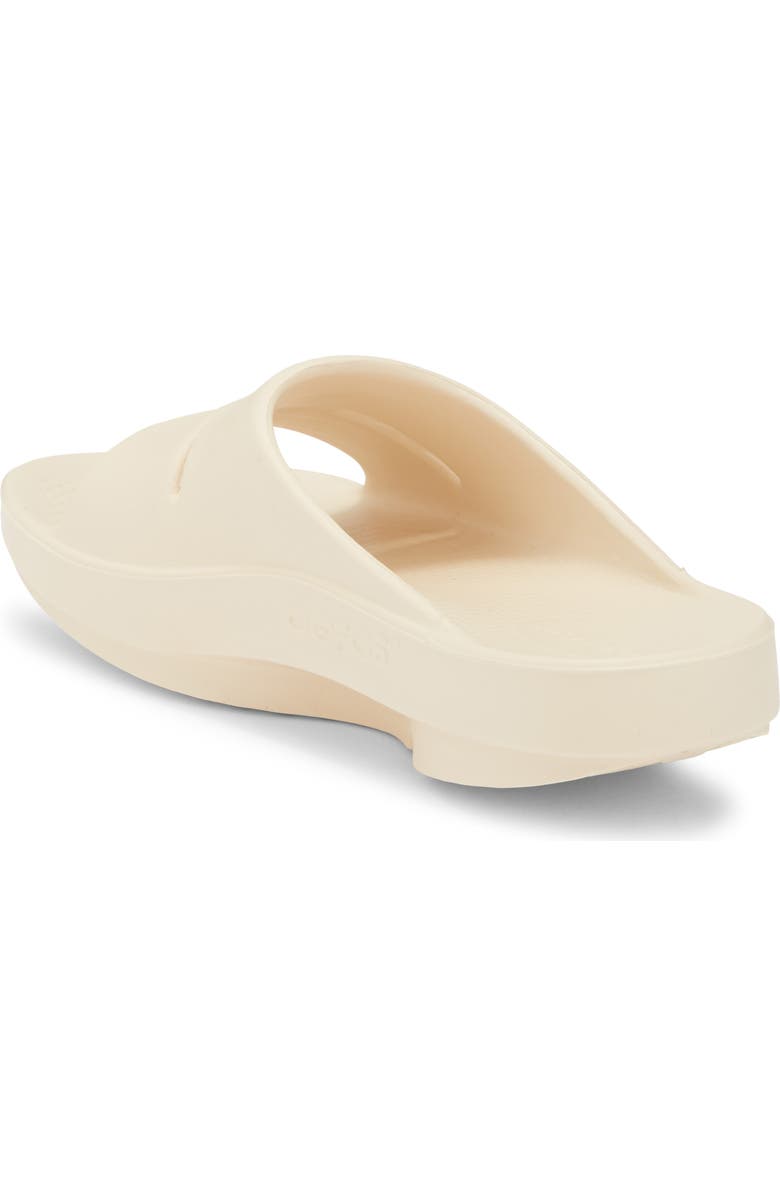 Oofos OOahh Sport Slide Sandal, Alternate, color, Dune