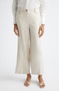 Toccin Blaire Linen Blend Wide Leg Pants