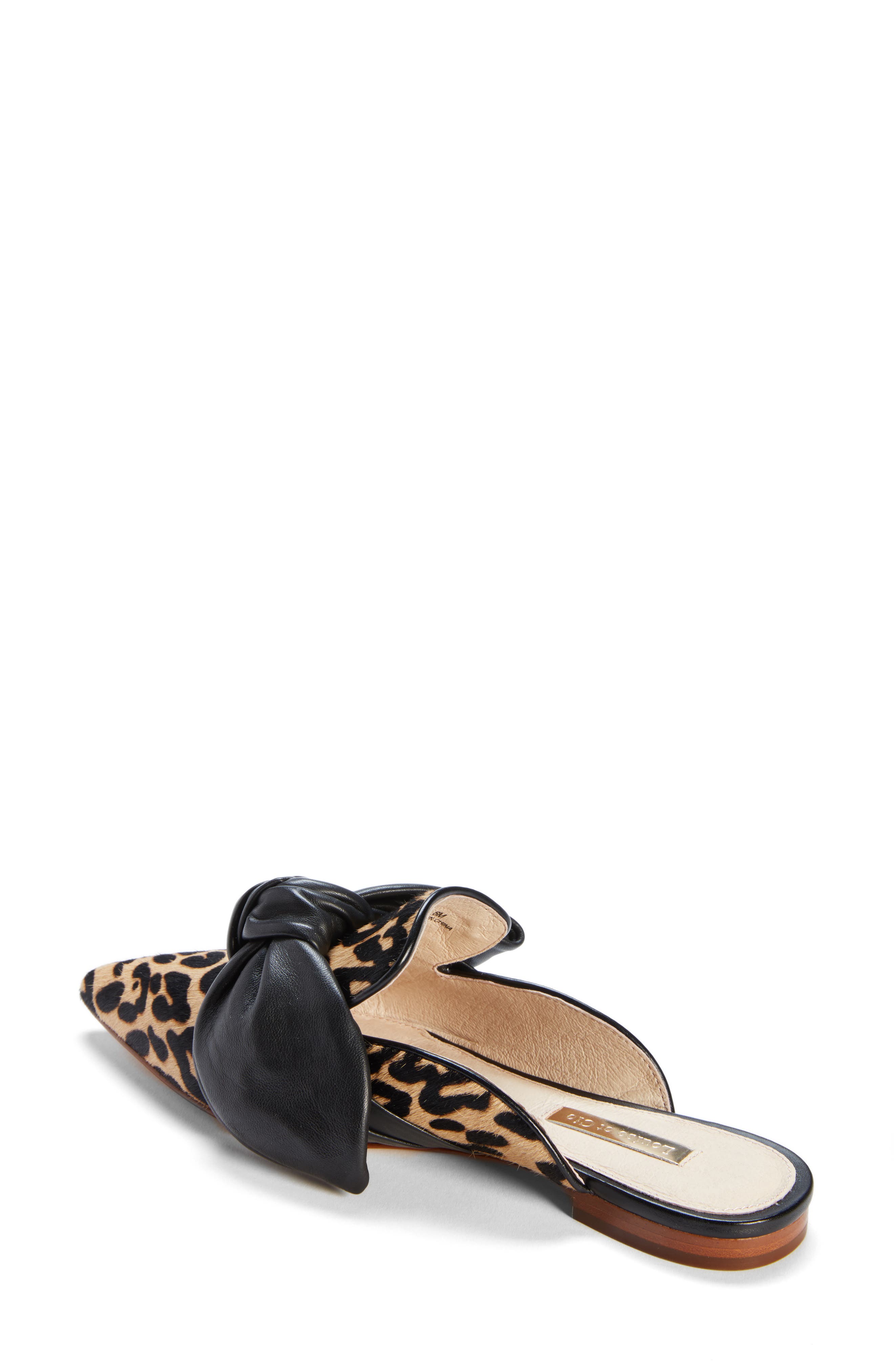 Louise et Cie Cela Genuine Calf Hair Bow Mule, Alternate, color, 