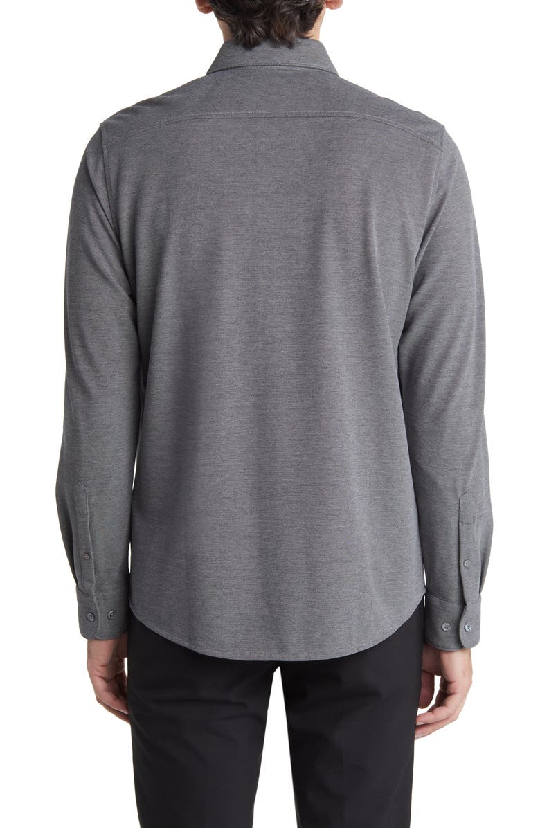 Psycho Bunny Astor Cotton Piqué Button-Down Shirt, Alternate, color, 