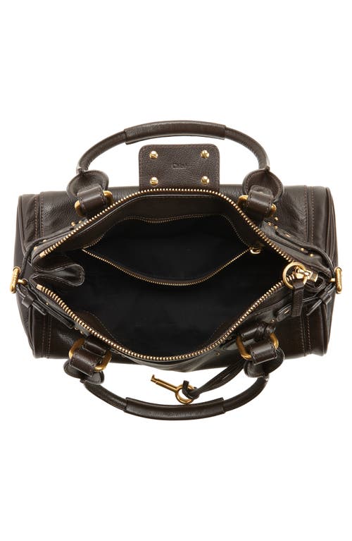 Chloé Women Kohl Brown Paddington Shoulder Bag In Brown