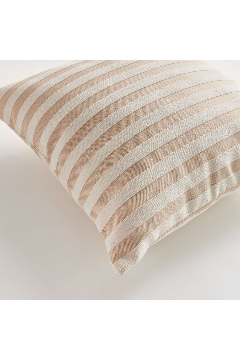 Grant Square Indoor-Outdoor Pillow 20", Alternate, color, Beige