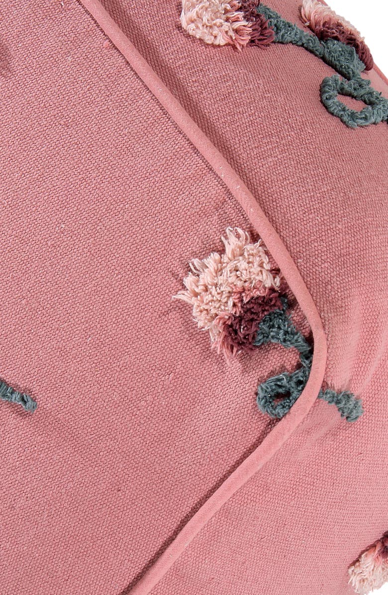 Lorena Canals English Garden Pouf, Alternate, color, Ash Rose