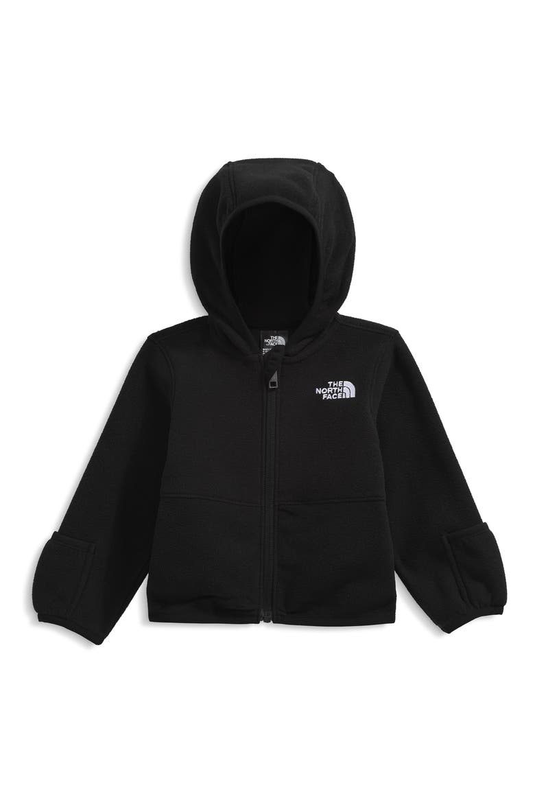 Glacier Fleece Zip Hoodie, Main, color, TNF BLACK