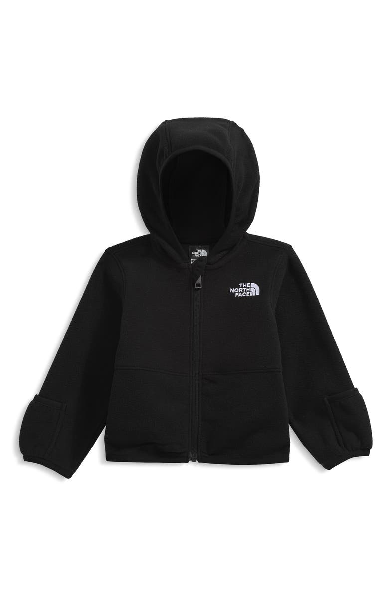 The North Face Glacier Fleece Zip Hoodie, Main, color, Tnf Black