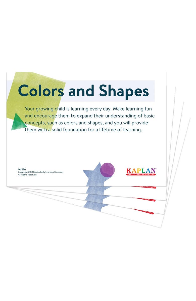 Kaplan Early Learning Company Colors & Shapes Learning Kit - Bilingual, Alternate, color, Multicolor