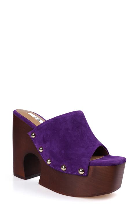 Women's Purple Ultra High Heel Sandals | Nordstrom