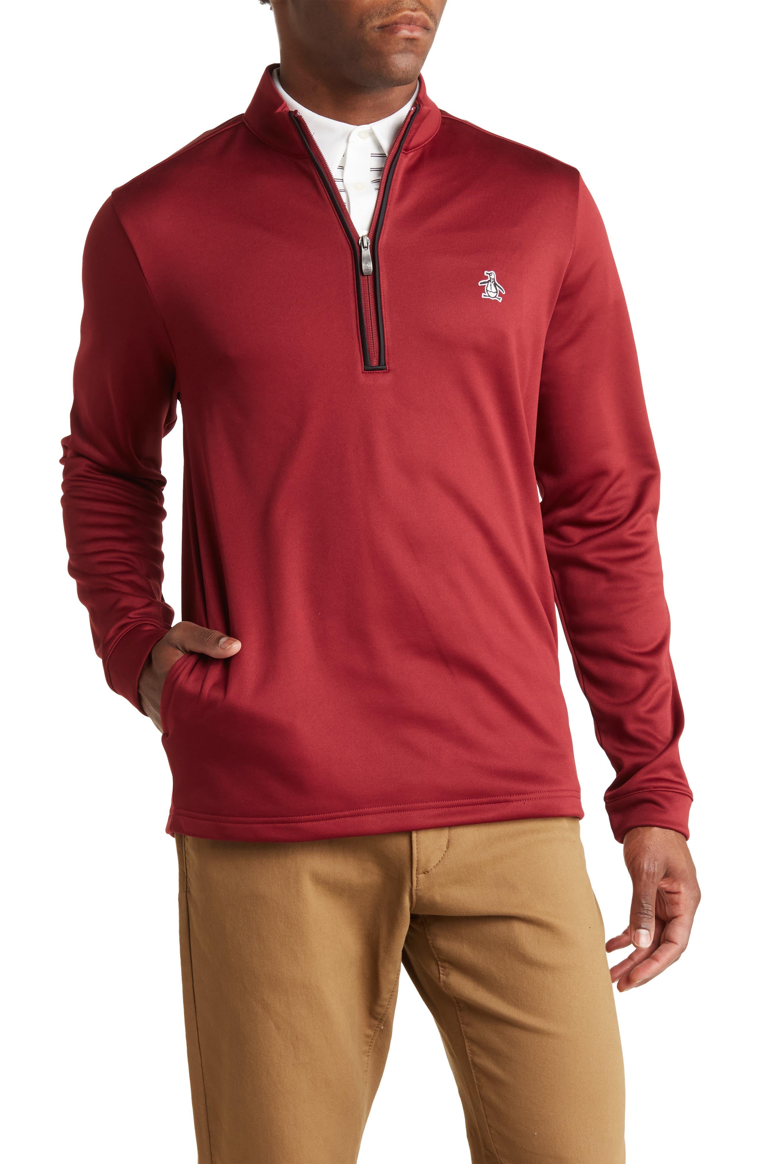 Long Sleeve Half-Zip Fleece Pullover - image 5