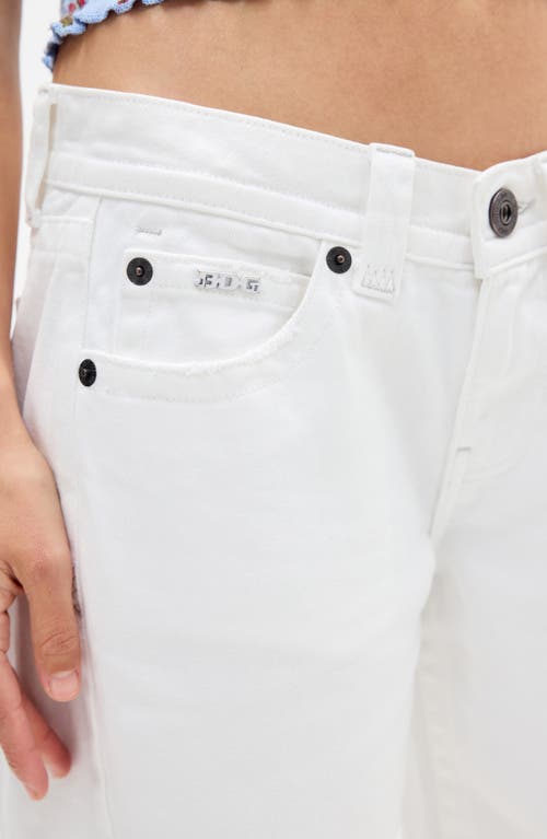 Bdg Urban Outfitters Kayla Low Rise Wide Leg Jeans In White