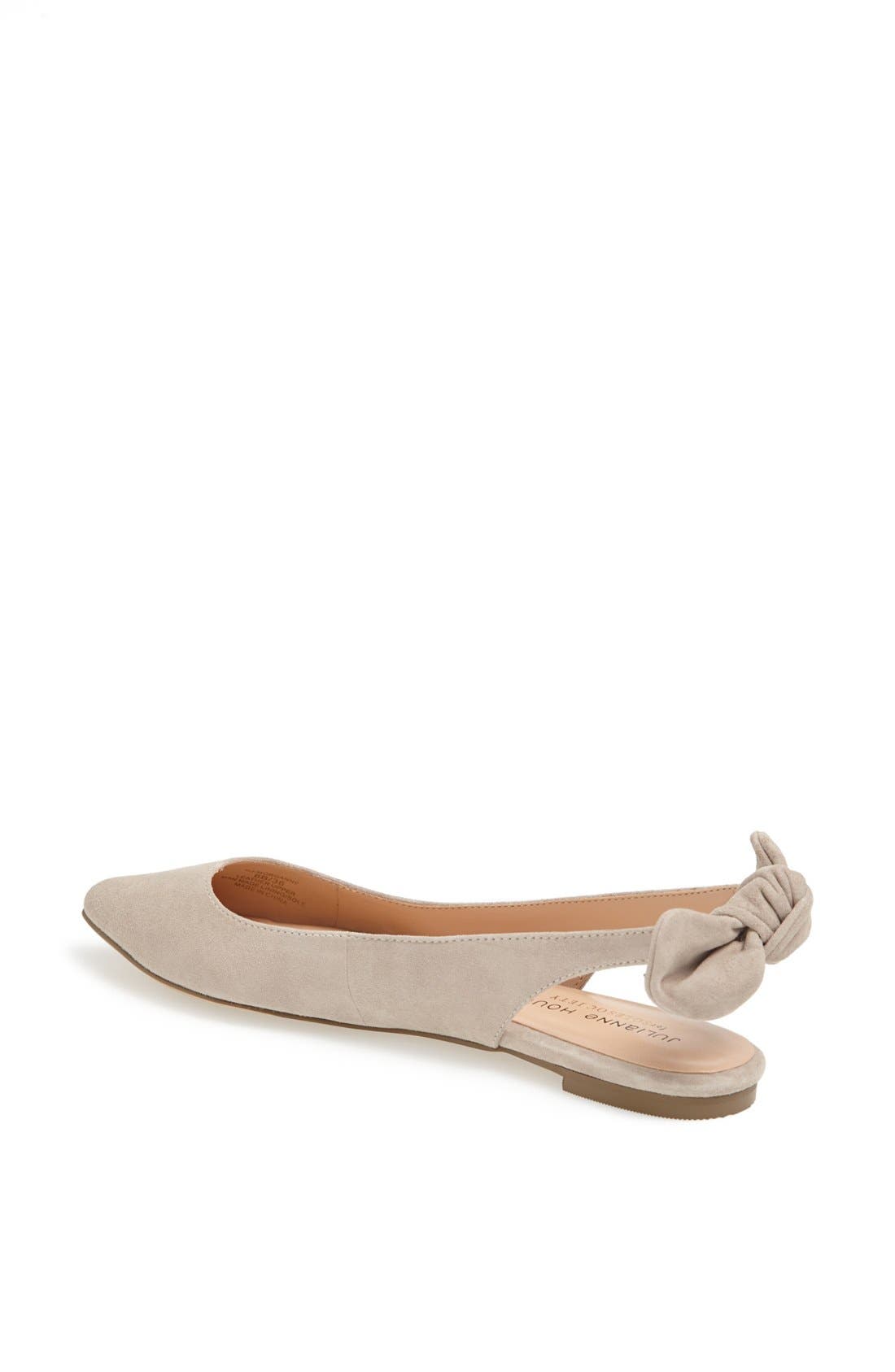 'Morganne' Suede Flat, Alternate, color, FRENCH TAUPE